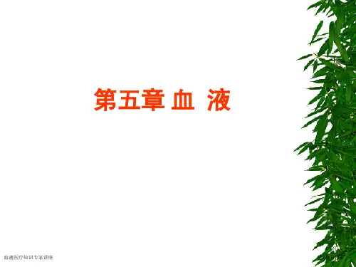 血液医疗知识专家讲座