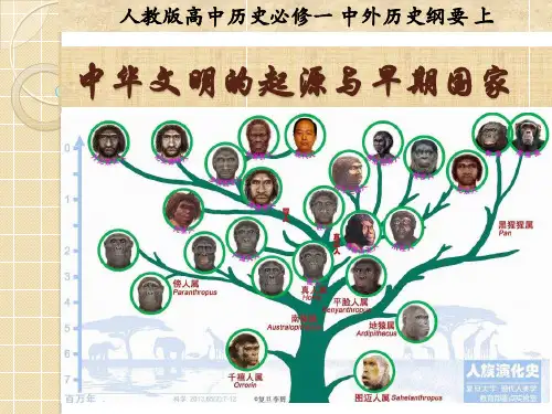 人教版高一历史纲要上第一单元第1课中华文明的起源与早期国家课件35张