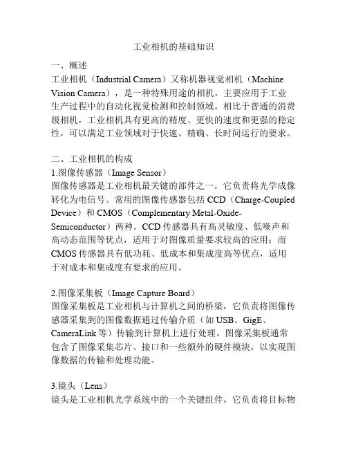 工业相机的基础知识