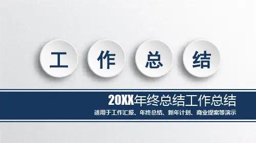 微立体工作总结汇报PPT模板