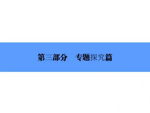 中考历史(北师大版)总复习全程突破配套(课件)：专题十
