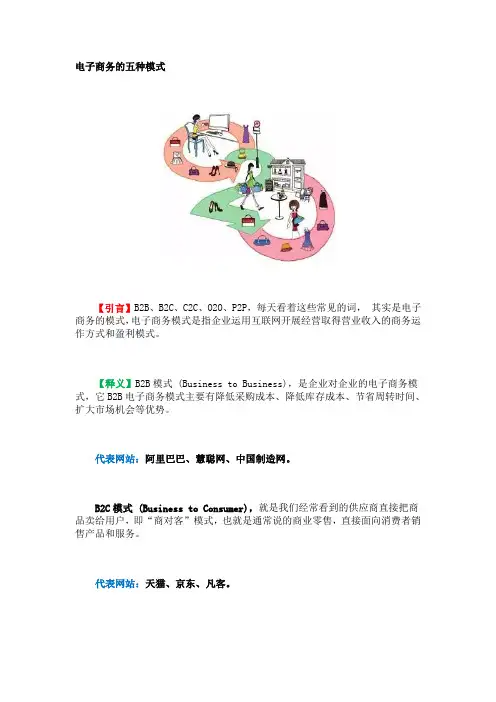 电子商务的五种模式