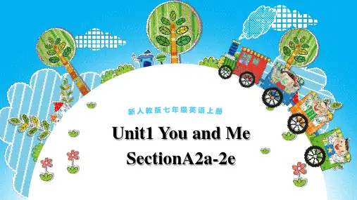 Unit1sectionA2a-2e课件+2024-2025学年人教版七年级英语上册