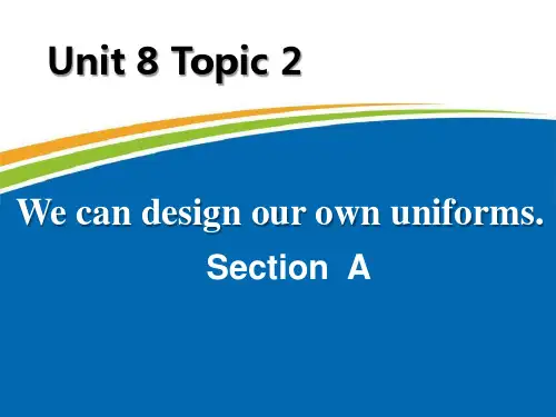 仁爱版英语八年级下册Unit 8 Topic 2 Section A(共20张)