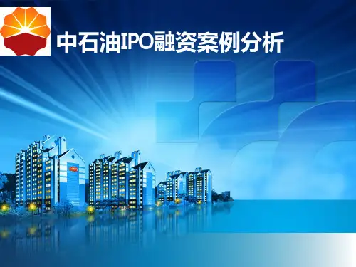 中石油ipo案例分析
