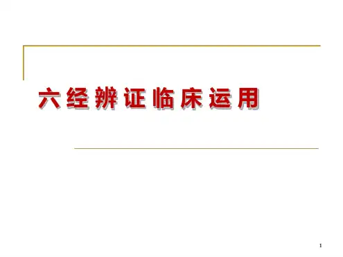 伤寒论六经辨证临床运用课件