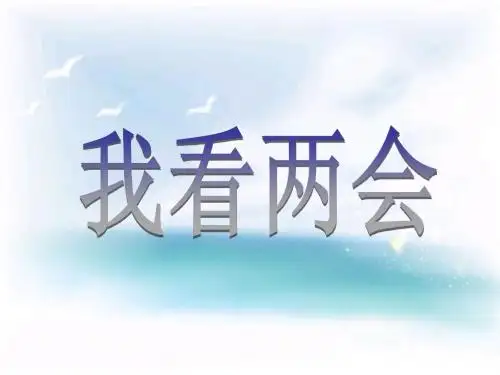 我看两会