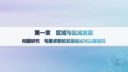  高中地理第1章区域与区域发展问题研究毛里求斯的发展模式可以复制吗课件新人教版选择性必修2