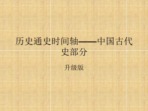 历史通史时间轴中国古代史升级版精编版