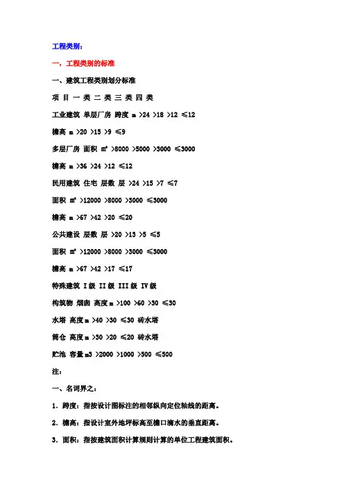 工程类别环境类别场地类别和土壤类别