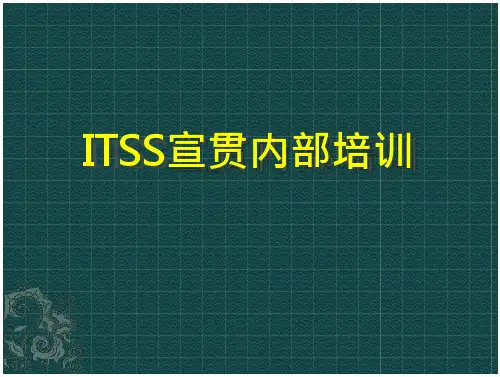 《ITSS宣贯培训》PPT课件