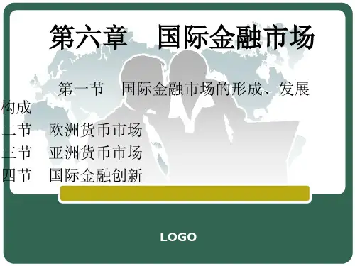 国际金融学第六章 国际金融市场课件