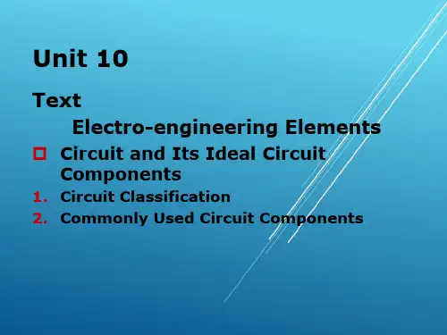 机电专业英语Part 3  Mechanical and Electrical Engineering Technology