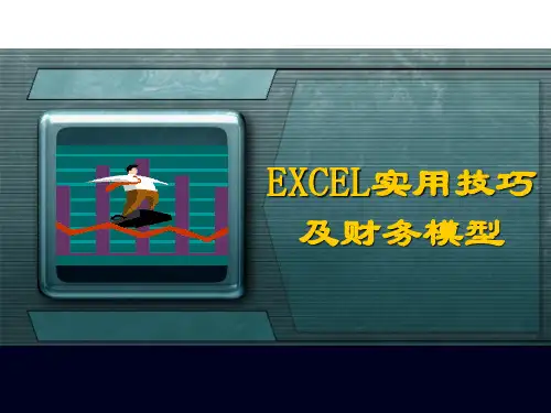 EXCEL实用技巧及财务模型