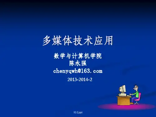 多媒体技术应用4视频处理技术(陈永强)