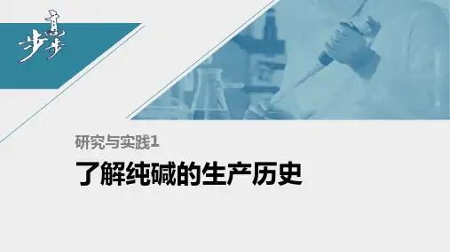 21-22版：研究与实践1 了解纯碱的生产历史（步步高）