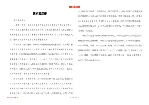 旗帜观后感_1