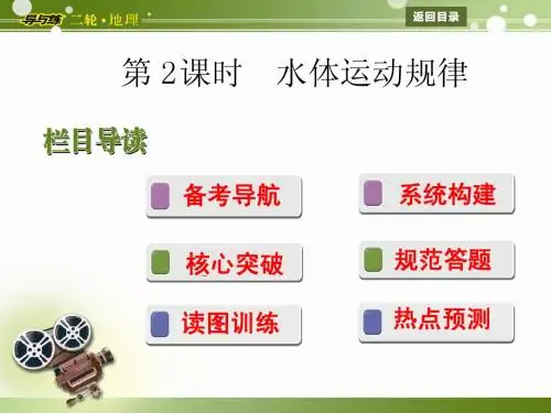 2013年高考地理二轮复习课件第2课时 水体运动规律