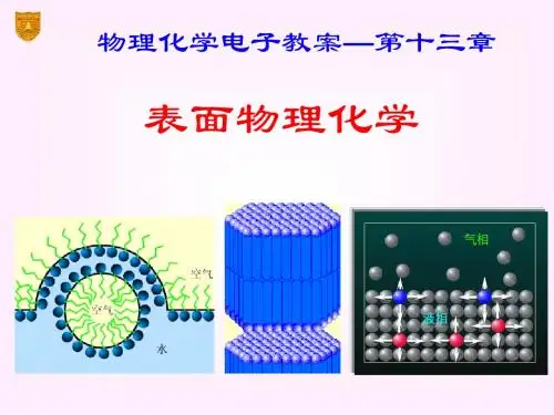 第13章 表面物理化学