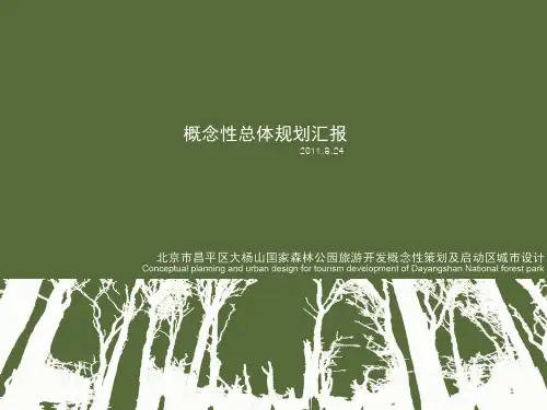 【ATKINS】北京昌平大杨山国家森林公园策划ppt课件