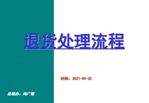 《退货处理流程》幻灯片PPT