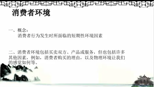 消费者行为学ppt