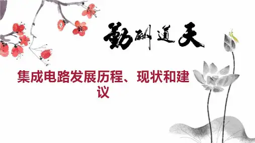 集成电路发展历程、现状和建议