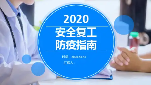 2020安全复工防疫指南PPT