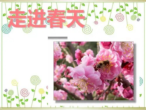 《走进春天》PPT课件