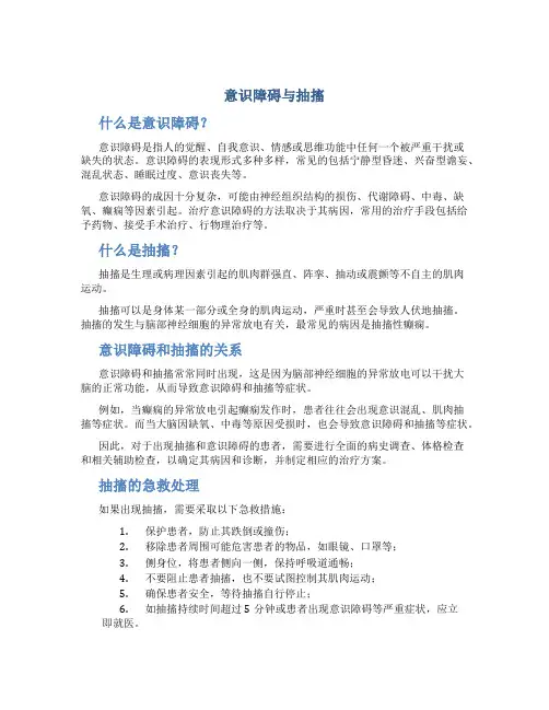 意识障碍与抽搐