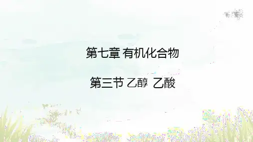 乙醇(教学课件) -高中化学人教版(2019)必修第二册