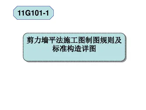 剪力墙平面整体表示方法