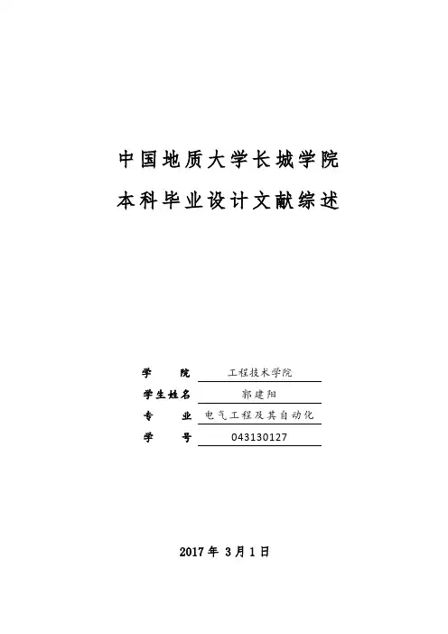 电气工程及自动化文献综述 (2)