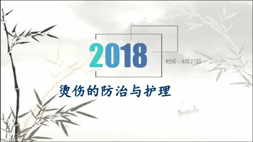 烫伤的防治与护理-PPT