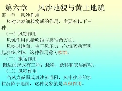 第6章 风成与黄土地貌