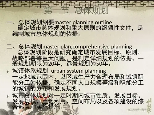 我国规划编制程序课件