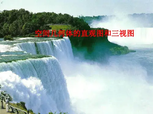 空间几何体的直观图和三视图