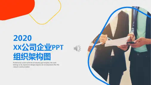 企业组织架构PPT模板(可编辑)