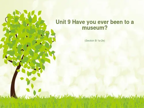 人教版八年级英语下 Unit 9 Section B (1a-2e) 课件