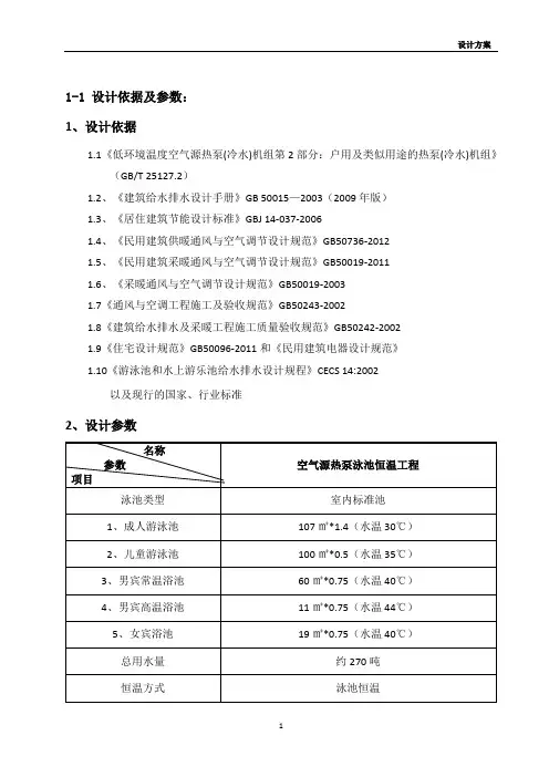 泳池计算方法