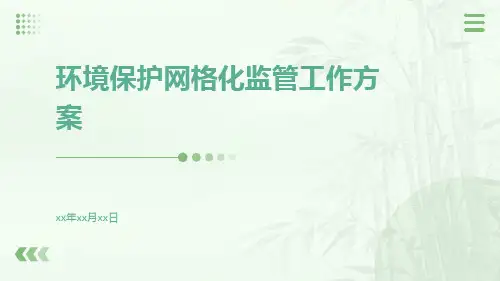 环境保护网格化监管工作方案