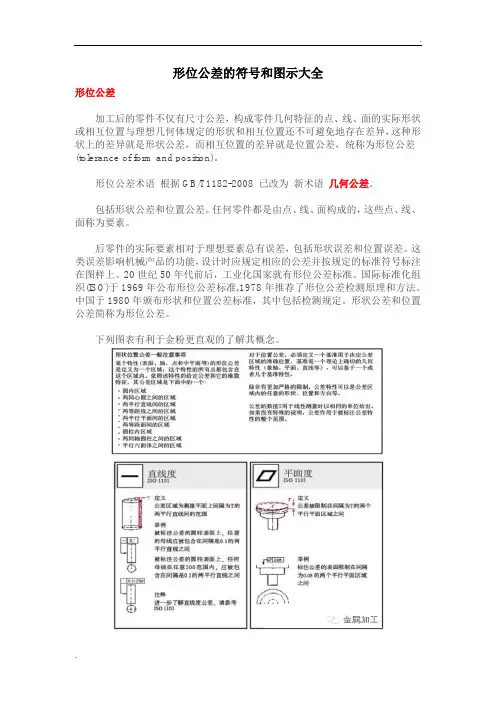 形位公差的符号和图示大全