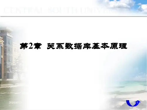 第2章关系数据库基本原理1