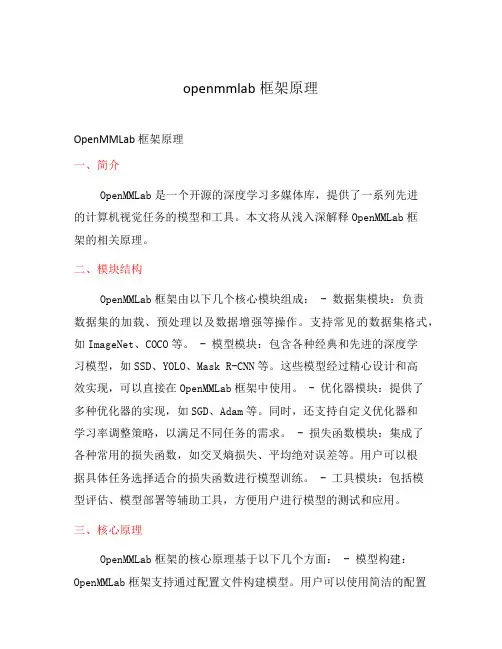 openmmlab框架原理
