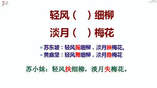 2024届高考语文专题复习 诗词鉴赏  炼字