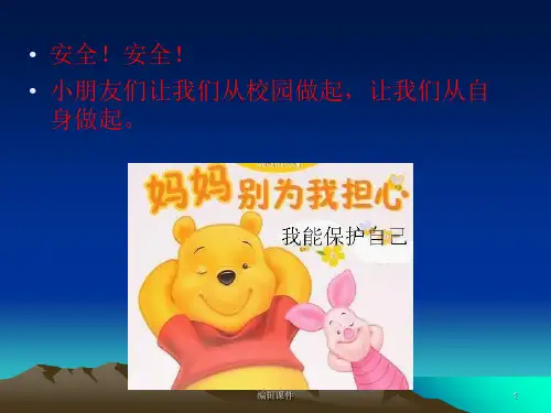 《儿童安全意识教育》PPT课件