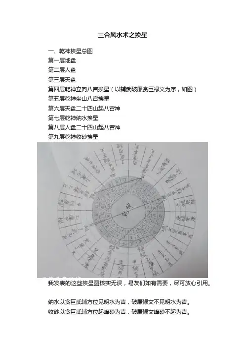 三合风水术之挨星
