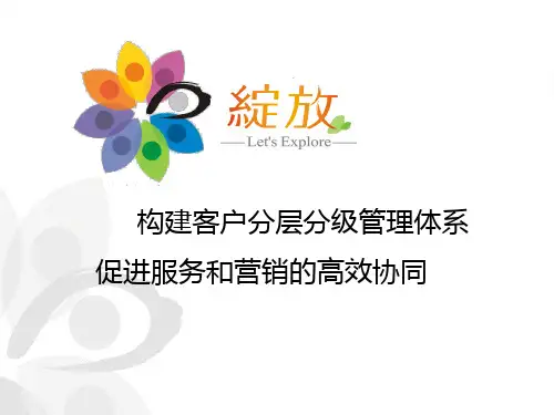 构建客户分层分级管理体系_PPT课件