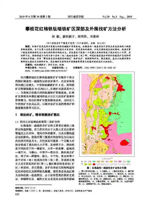 攀枝花红格钒钛磁铁矿区深部及外围找矿方法分析