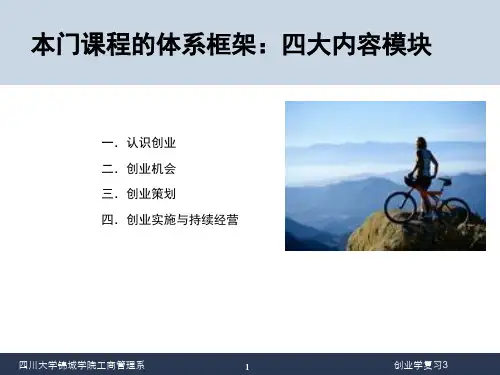 创业学复习3课件